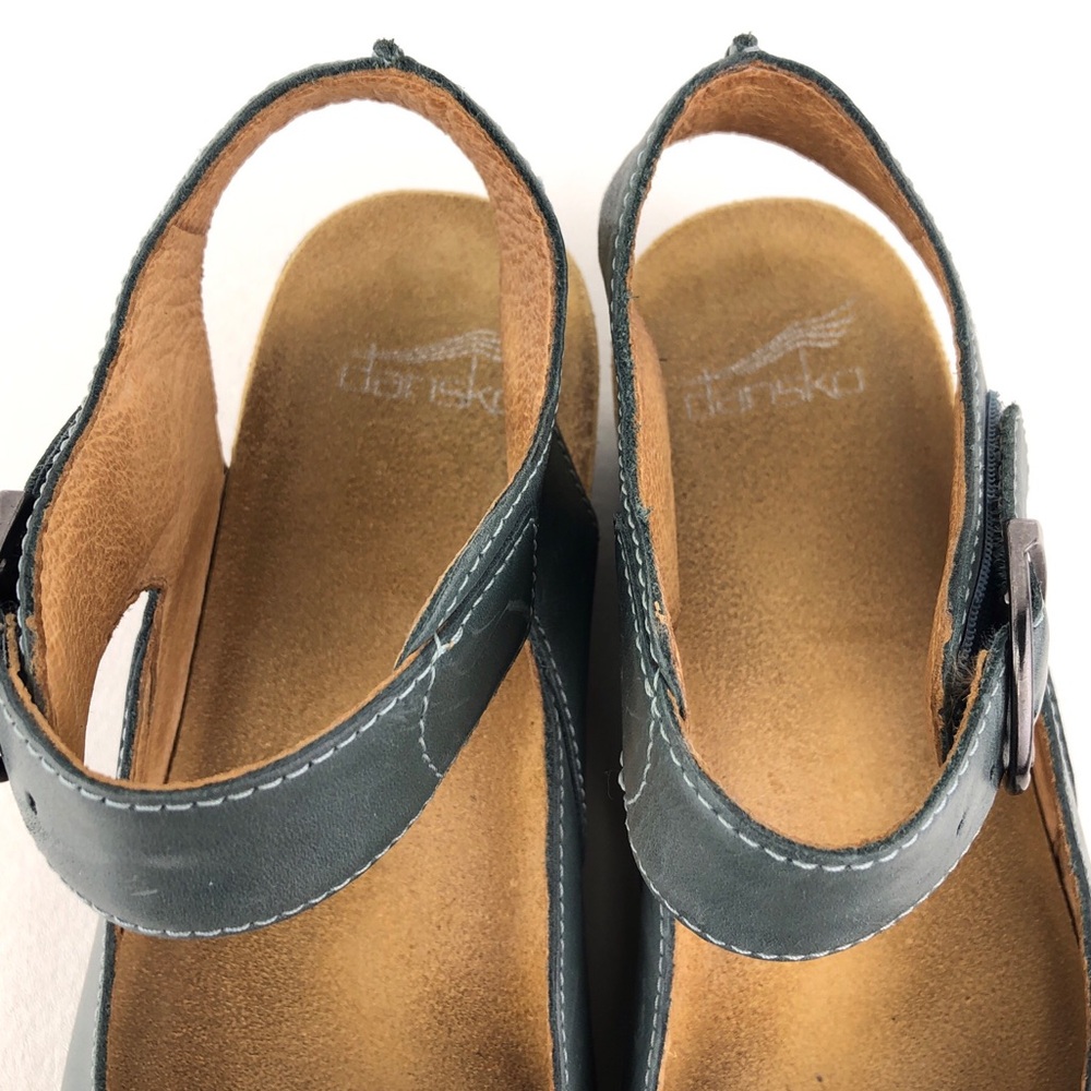 Dansko Tiana Peep Toe Wedge Sandals EUR 41 - Picture 14 of 15